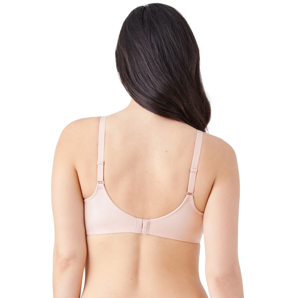 NWT New Wacoal Nude Beige Elevated Allure Wire Free Bra in Rose Dust - Picture 3 of 3